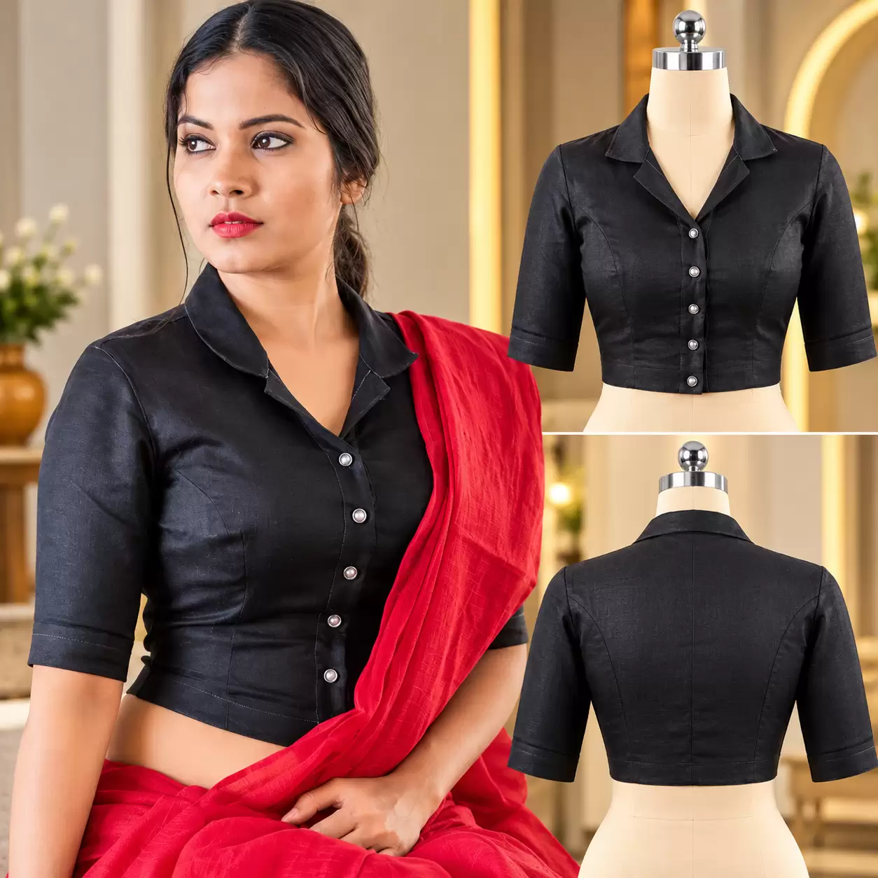 Jacket Style Blouse