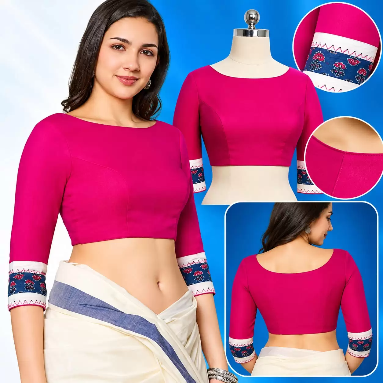 Boat Neck Blouse