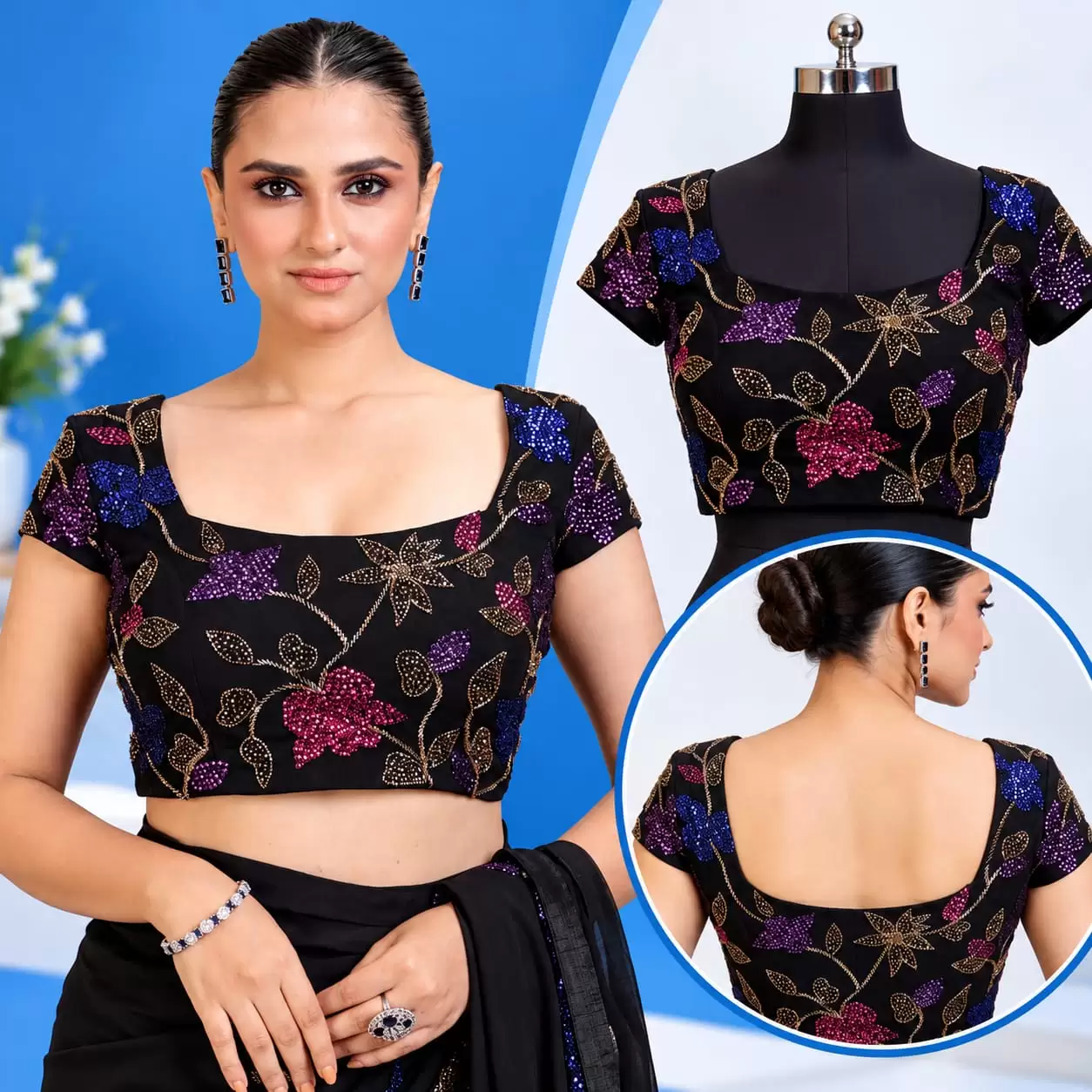 Square Neck Blouse