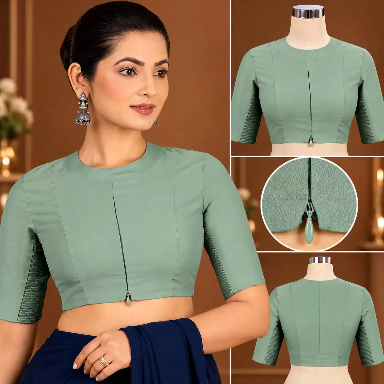 Crew Neck Blouse