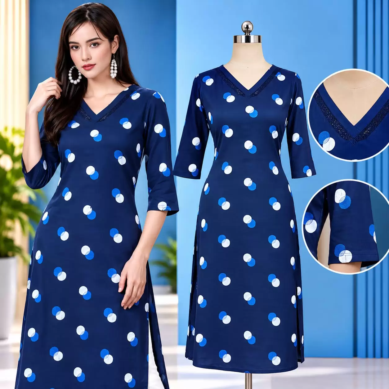 A-Line Kurti view 3