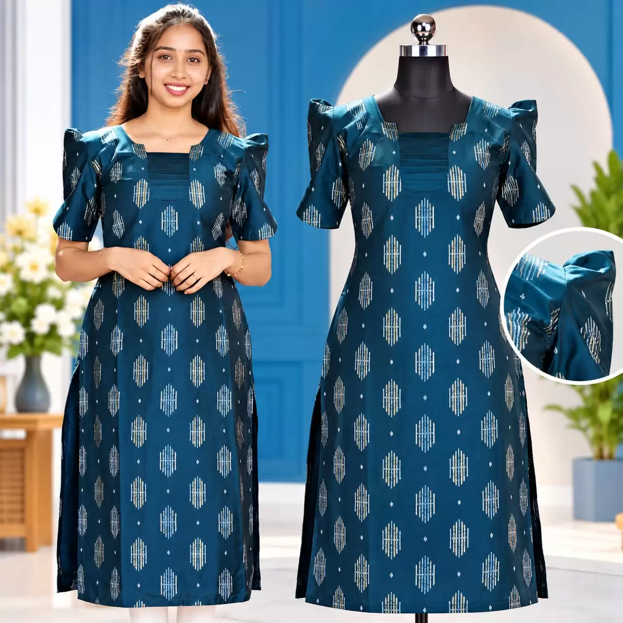 Straight Cut Kurti