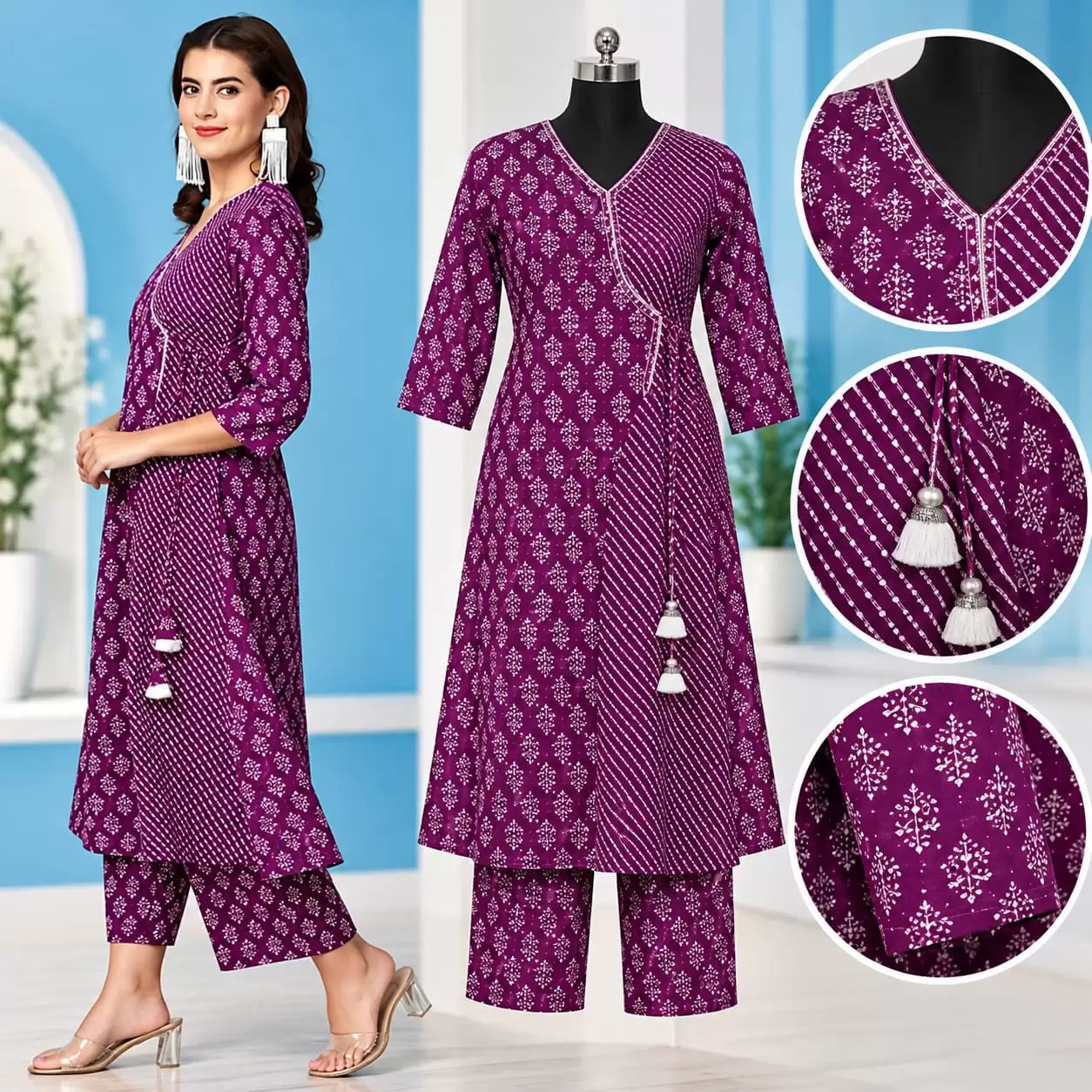 Angrakha Kurti view 4