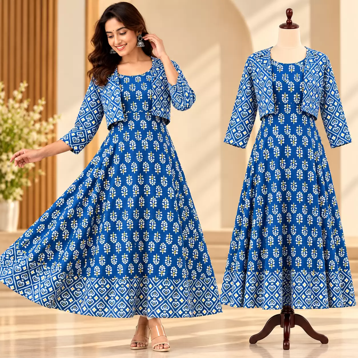 Jacket Style Kurti