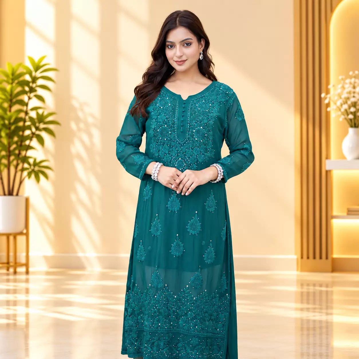 Chikankari Kurti