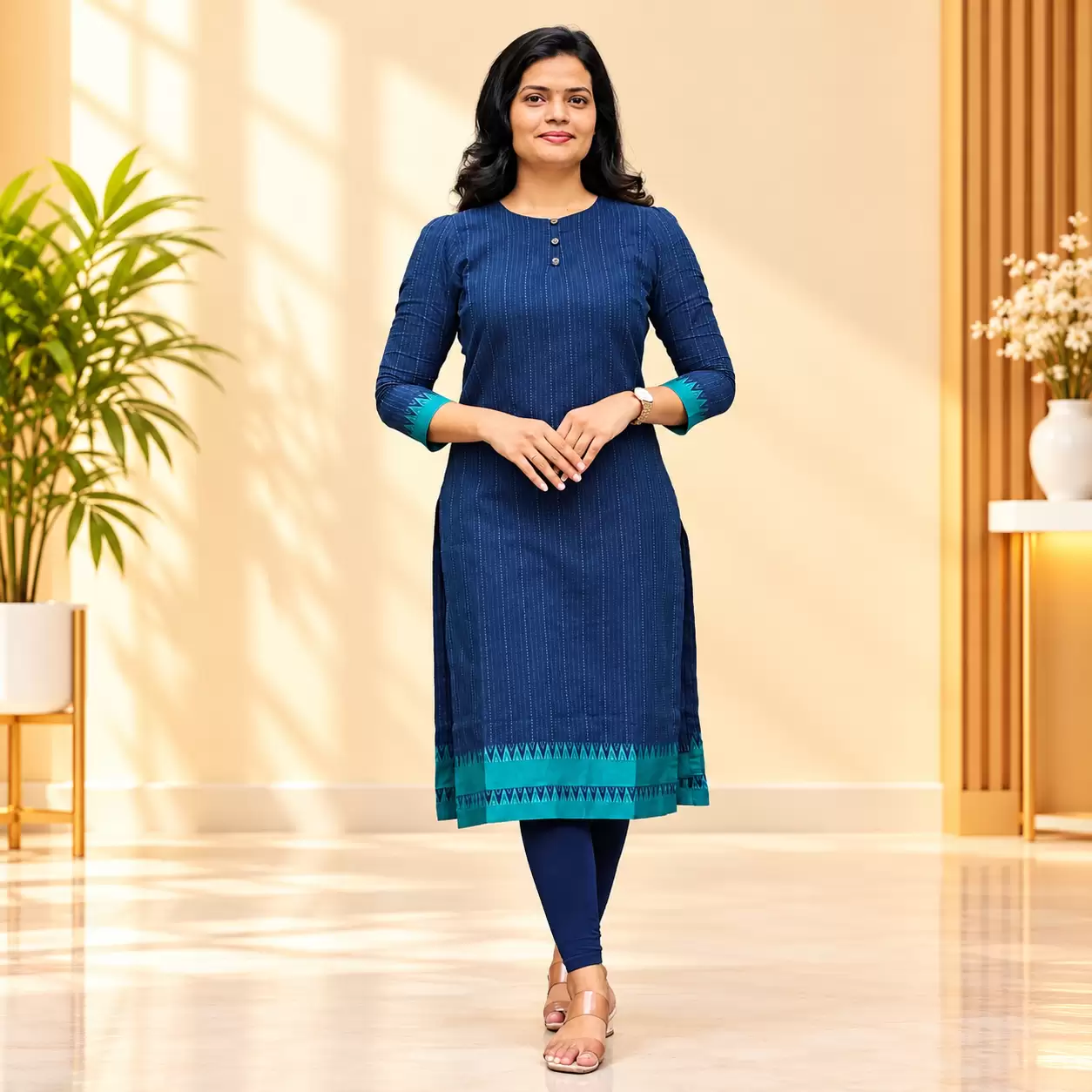High Neck Kurti