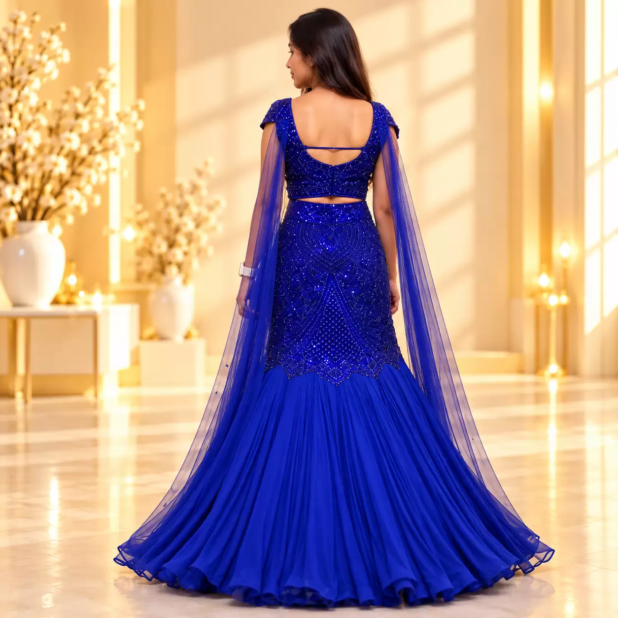 Mermaid gown view 2