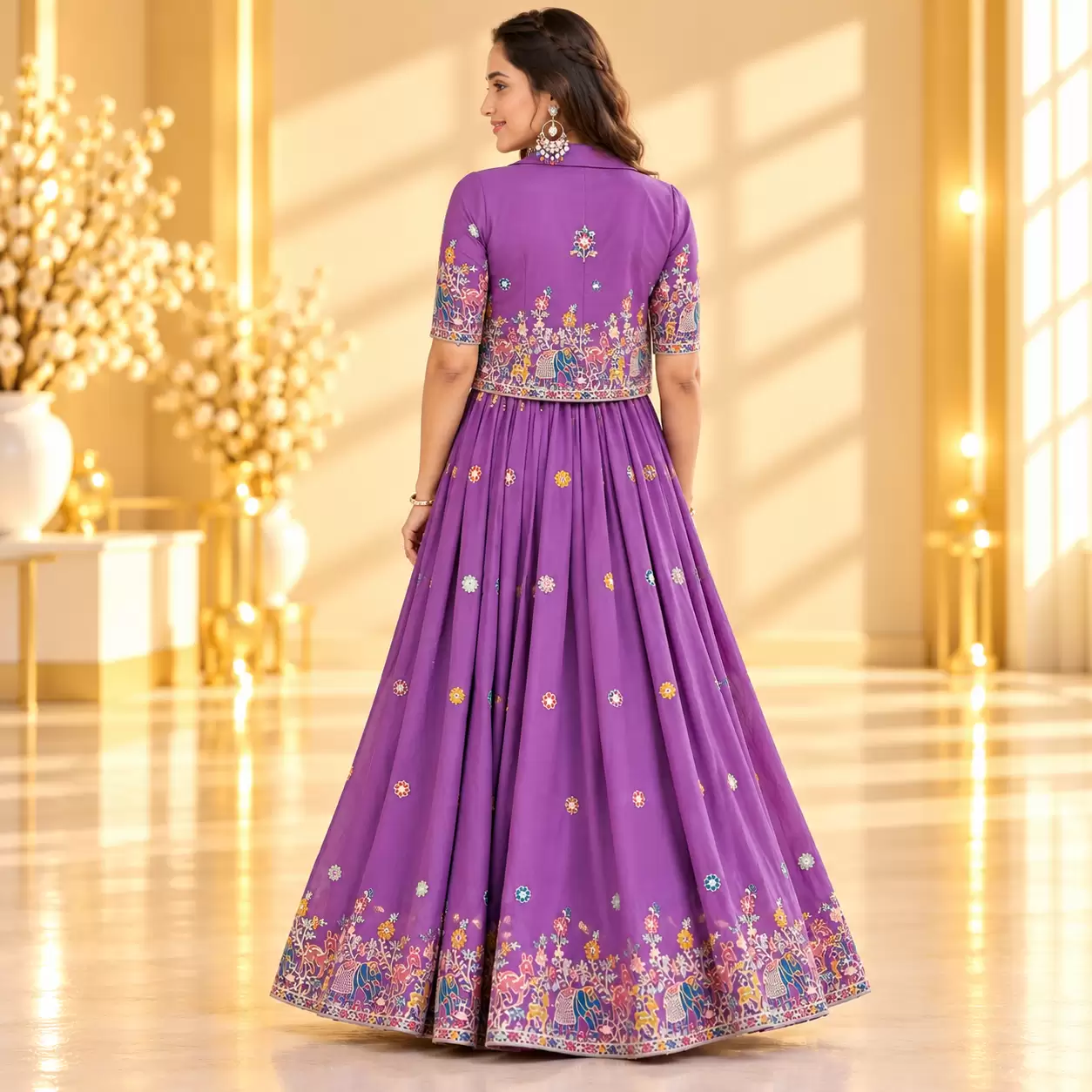 Jacket gown view 2