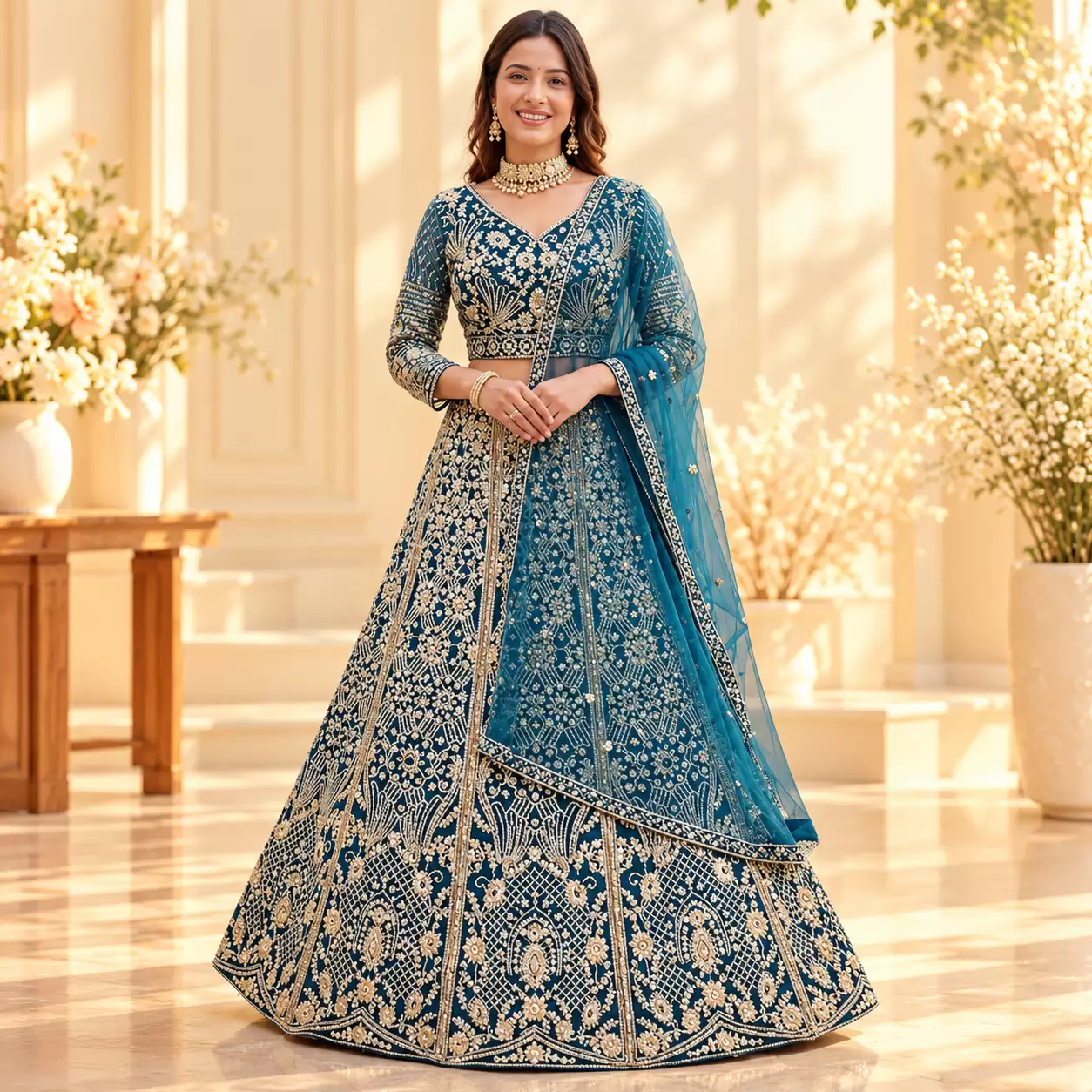 A-line Lehenga
