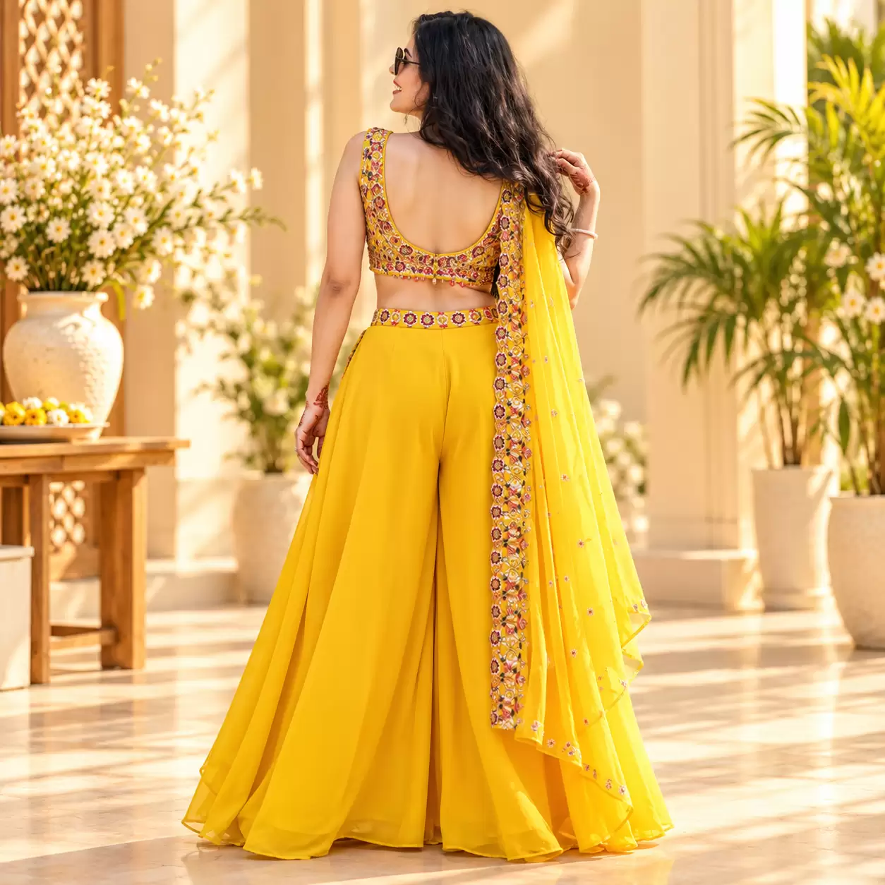 Sharara Style Lehenga view 2