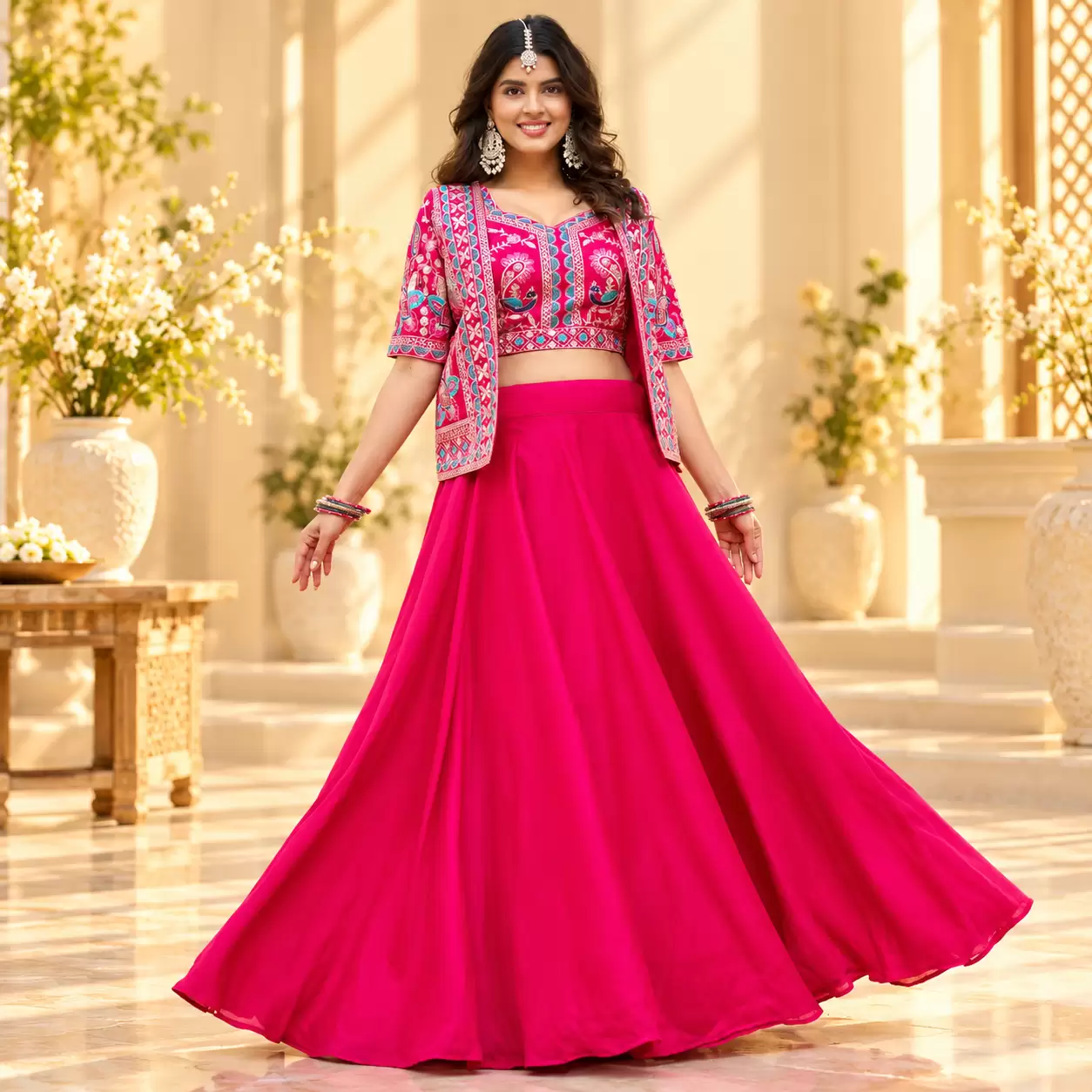 Jacket Style Lehenga