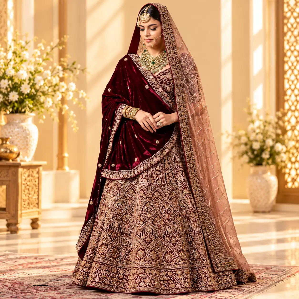 Double Dupatta Lehenga